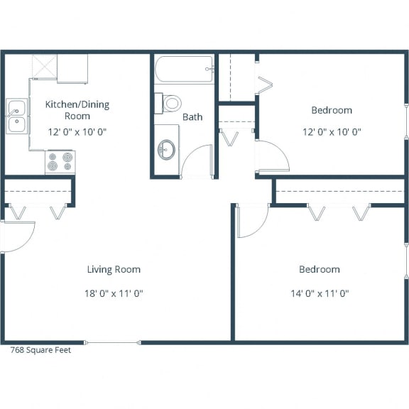 Floor Plans of Brentwood II in Bismarck, ND